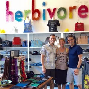 With Michelle Schwegmann at Herbivore